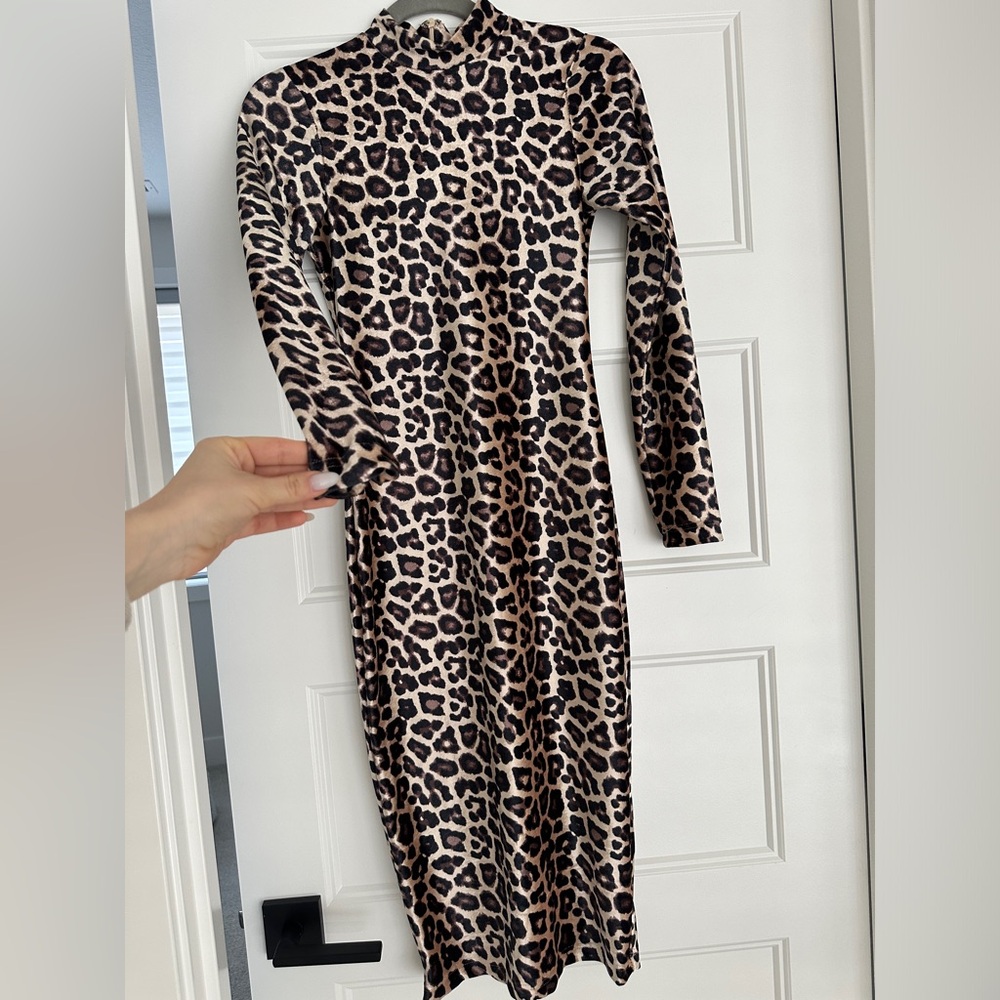 Animal print dress